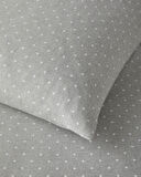 Mono Diamond İpliği Boyalı Çift Kişilik Nevresim Takımı 200x220 cm Gri