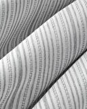 Line Mesh İpliği Boyalı Tek Kişilik Nevresim Takımı 160x220 cm Gri