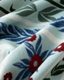 Winter Patch Flanel Tek Kişilik Nevresim Takımı 160x220 cm Açık Yeşil