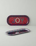 Jolly Metal Tepsi 16x35 cm Kırmızı - Lacivert