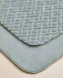 Gridline Banyo Paspası Seti 60x100 cm + 50x60 cm Koyu Yeşil