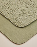 Strala Banyo Paspası Seti 60x80 cm + 40x60 cm Haki