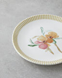 Amore Porselen 6'lı Pasta Tabağı 19 cm Pembe - Yeşil