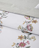 Fioreline Dijital Baskılı Kolay Ütülenir  Tek Kişilik Nevresim Takımı 160x220 cm Yeşil-Sarı