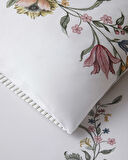 Fioreline Dijital Baskılı Kolay Ütülenir  Çift Kişilik Nevresim Takımı 200x220 cm Yeşil-Sarı