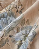 Rose Bright Dijital Baskılı Kolay Ütülenir  Çift Kişilik Nevresim Takımı 200x220 cm Kahverengi