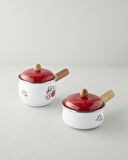 Garnet Emaye Sos Tenceresi 1,6L Kırmızı