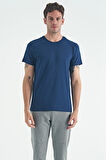Calvin İndigo Basic Erkek T-Shirt - 88245