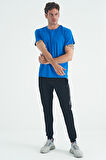 Saks O Yaka Standart Kalıp Basic Erkek T-Shirt - 88245 | XL