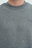 Omar Gri Melanj Şardonlu Erkek Sweatshirt - 88137