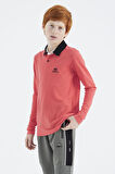 Coral Polo Yaka Basic Erkek Çocuk T-Shirt - 11171