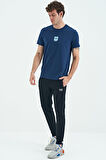 Kane Lacivert Logo Nakışlı Cepli Jogger Erkek Eşofman Alt - 84907 | L