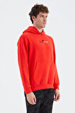 Fiesta Kapüşonlu Kanguru Cep Detaylı Rahat Kalıp Erkek Sweatshirt - 88280 | S