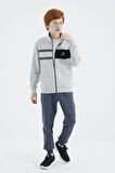 Taş Dik Yaka Erkek Çocuk Sweatshirt - 11183 | 10-11