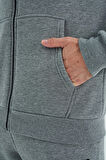 Hector Gri Melanj Şardonlu Erkek Sweatshirt - 88139