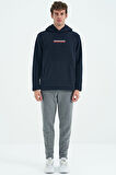 Hern Lacivert Erkek Polar Sweatshirt - 88301