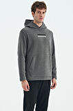 Hern Koyu Gri Erkek Polar Sweatshirt - 88301