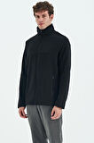 Hardy Siyah Standart Kalıp Polar Erkek Sweatshirt - 88299