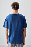 Parlament %100 Pamuk Kalın Yumuşak Dokulu Oversize Fit Baskılı Erkek T-Shirt - 88356