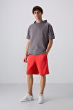 Fiesta Pamuklu Kalın Yumuşak Dokulu Comfort Fit Basic Erkek Şort - 81261