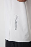 Taş Polyester Nefes Alan Dokulu İnce Esnek Standart Fit Erkek Performans T-Shirt - 88388