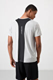 Taş Polyester Nefes Alan Dokulu İnce Esnek Standart Fit Erkek Performans T-Shirt - 88387