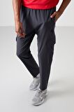 Tommy Life Antrasit Polyester İnce Yumuşak Comfort Fit Erkek Eşofman Alt - 82121