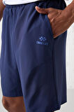 İndigo Polyester Kalın Yumuşak Comfort Fit Erkek Şort - 81268