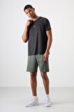 Tommy Life Siyah Polyester Nefes Alan Jakarlı İnce Esnek Standart Fit Erkek Performans T-Shirt - 88397