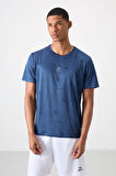 Parlament Polyester Nefes Alan Jakarlı İnce Esnek Standart Fit Erkek Performans T-Shirt - 88397
