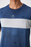 Parlament Polyester Nefes Alan Jakarlı İnce Esnek Standart Fit Erkek Performans T-Shirt - 88398