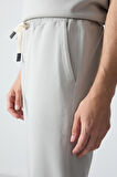 Taş Pamuklu Kalın Yumuşak Dokulu Oversize  Fit Basic Erkek Eşofman Takım - 85261