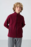 Erguvan Kalın Yumuşak Dokulu Standart Fit Nakışlı Polar Erkek Çocuk Sweatshirt - 11223