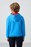 Saks Pamuklu Kalın İçi Tüylü Yumuşak Dokulu Standart Fit Baskılı Erkek Çocuk Sweatshirt - 11239