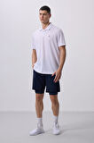 İndigo Polyester İnce Yumuşak Standart Fit Erkek Taytlı Şort - 81287