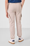 Taş Standart Fit Dokuma Hafif Esnek Chino Erkek Çocuk Pantolon - 11271