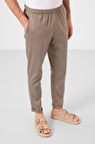 Camel Standart Fit Dokuma Hafif Esnek Chino Erkek Pantolon - 82178