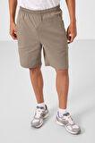 Camel Standart Fit Dokuma Hafif Esnek Chino Erkek Şort - 81292