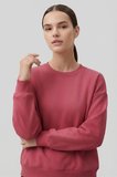 Basic Oversıze O Yaka 3lü Paket Koyu Gri-Bej- Yaban Gülü Kadın Sweatshirt - 97053