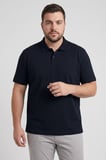 Lacivert Polo Yaka Büyük Beden Battal Erkek T-Shirt - 88511