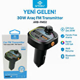 30W (PD + QC) Araç FM Transmitter Arbaks ARB-FM02