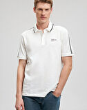 Mavi Düz Kırık Beyaz Erkek Polo T-Shirt DMK.M0611838-70057