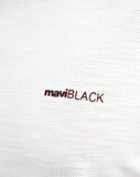 Mavi Düz Kırık Beyaz Erkek Polo T-Shirt DMK.M0611838-70057