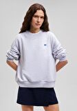 Mavi Bisiklet Yaka Basic Gri Sweatshirt 1S10087-80196