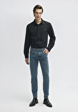 Jake Mavi Black Puslu Vintage Mavi Jean Pantolon 0042286526
