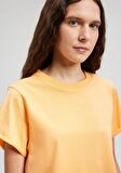 Mavi Sarı Crop Basic Tişört 168220-84617