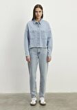 Vivi 90lar Açık Mavi Jean Gömlek 1210244-86442