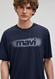 Mavi Logo Baskılı Lacivert Tişört 0612002-70490
