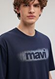 Mavi Logo Baskılı Lacivert Tişört 0612002-70490