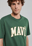 Mavi Logo Baskılı Yeşil Tişört 0611711-81570